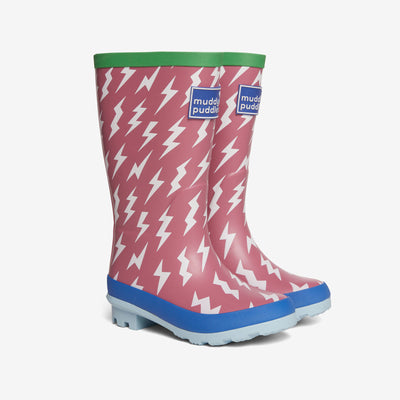 Puddlestomper Wellies Pink Lightning